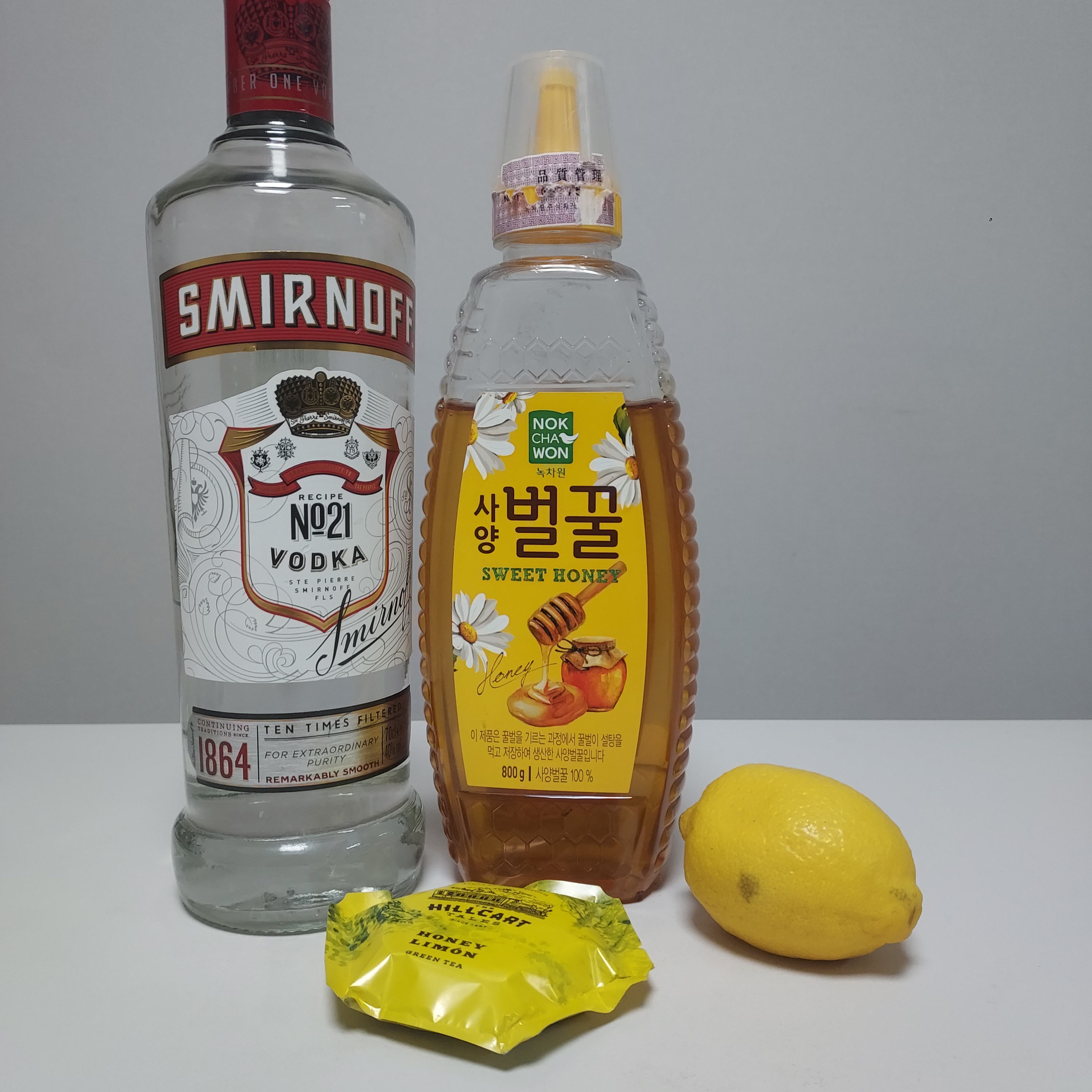 허니 레몬 티칵테일
