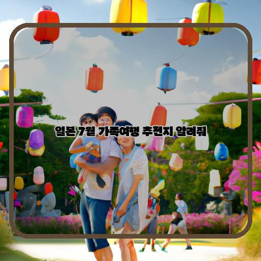  가족과 함께 즐기는 일본 여름, 이 추천지 꼭 가보세요!