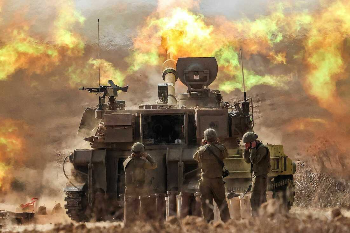 이스라엘군 가자 포격