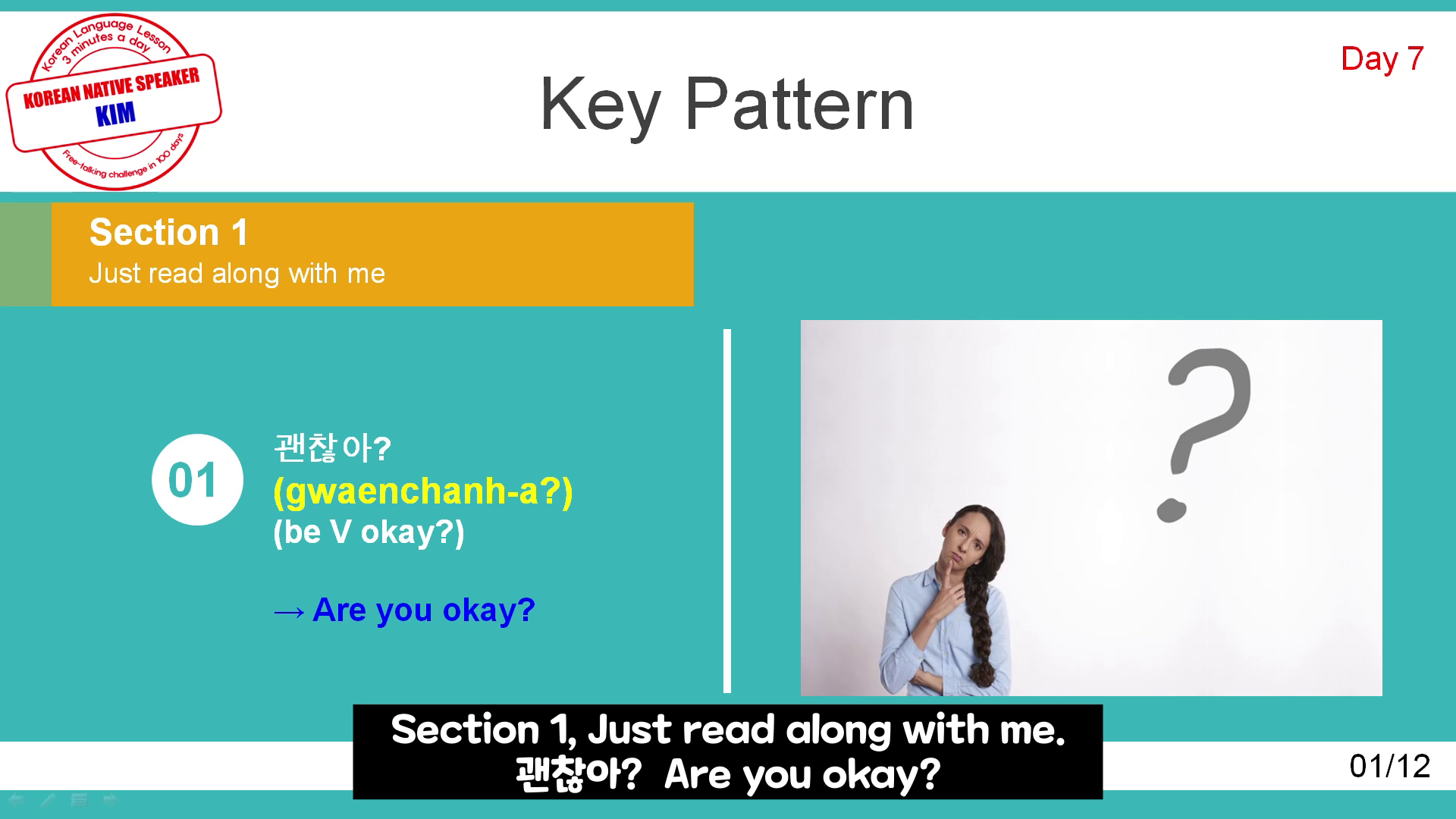 Korean Language Learning Top 30 Korean Phrases Day 7