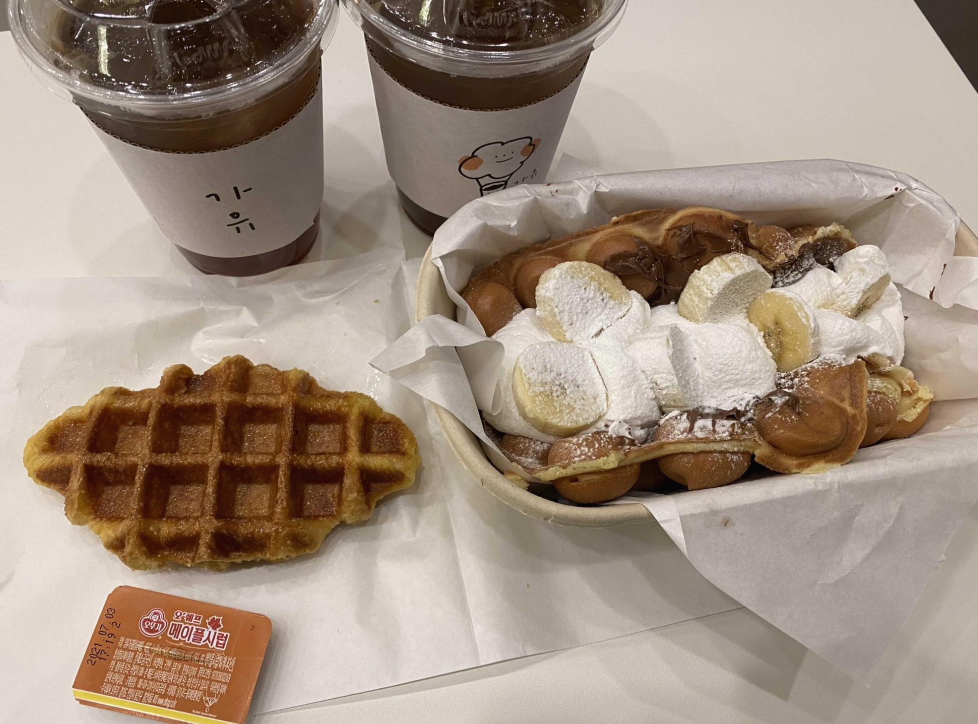  평촌 와플, 크로플 맛집 '가유' 평촌점