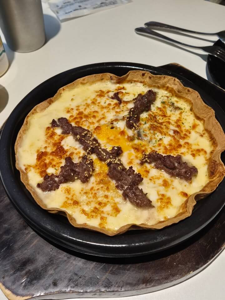 서면 이재모피자 또띠아 불고기크림 스파게티