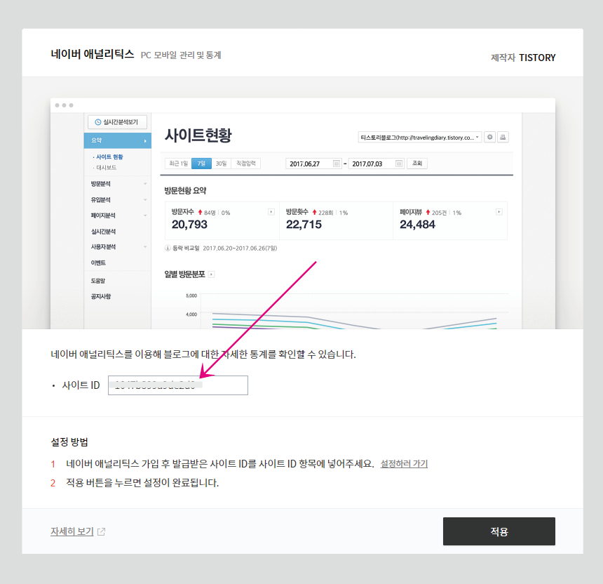 티스토리블로그 - 관리페이지의 플러그인 네이버 애널리틱스를 설치하고 활용하기 - undefined - 플러그인을 설치하자 티스토리블로그 - 관리페이지의 플러그인 네이버 애널리틱스를 설치하고 활용하기