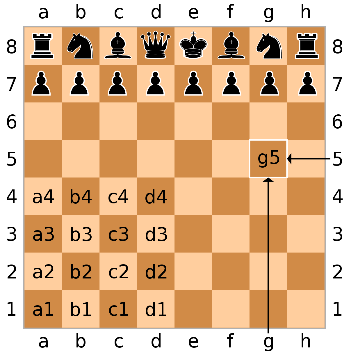 체스 보드 대수 표기법