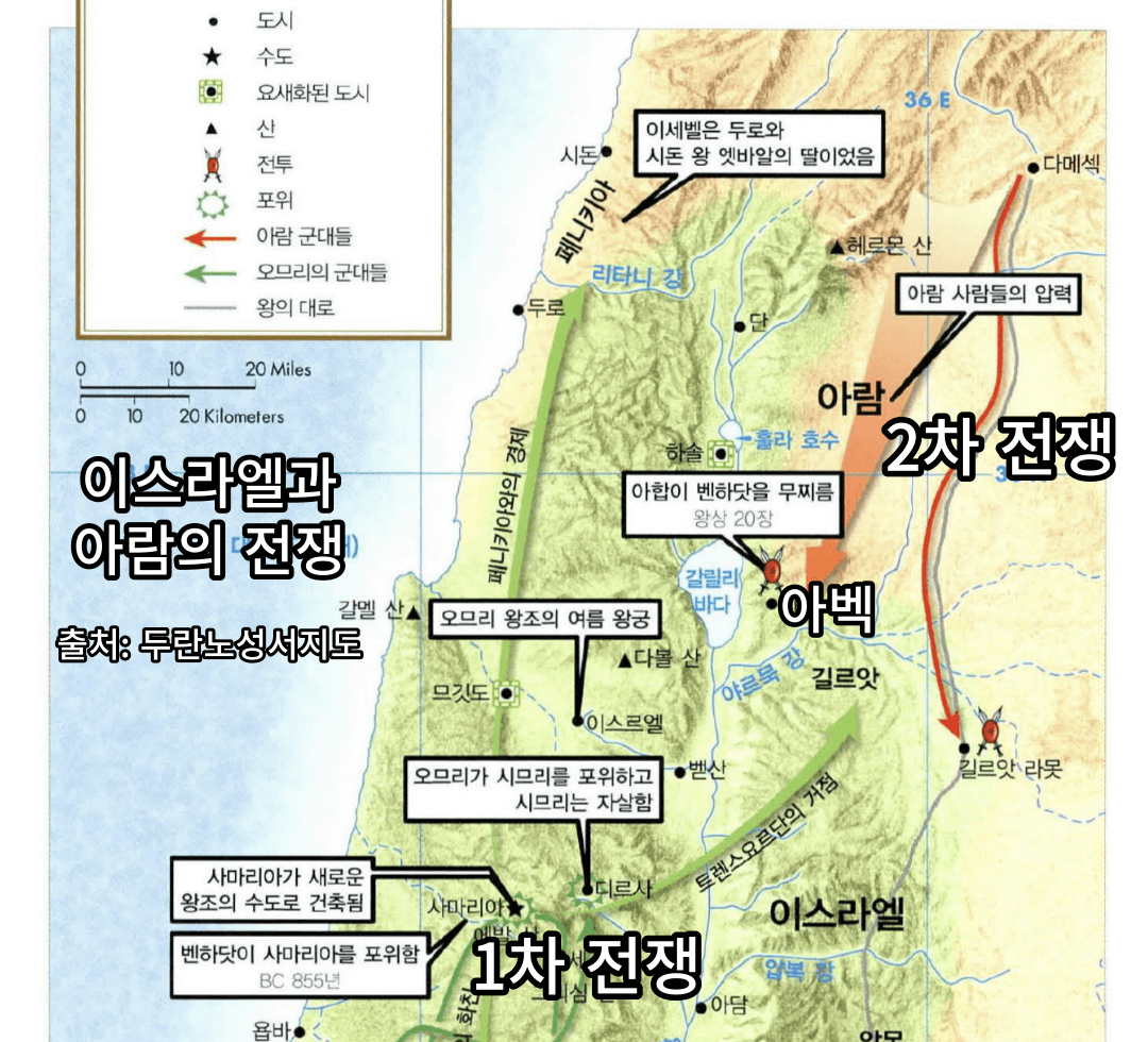 매일성경 &#124; 열왕기상 20장 22-34절 &#124; 이스라엘과 아람의 두 번째 전쟁&#44; 하나님을 멸시한 자를 살리고 높이는 아합