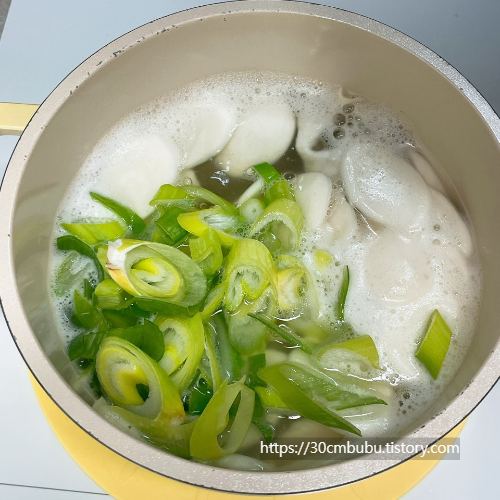 대파 넣기