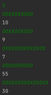  [백준 - python] 8958번: OX퀴즈