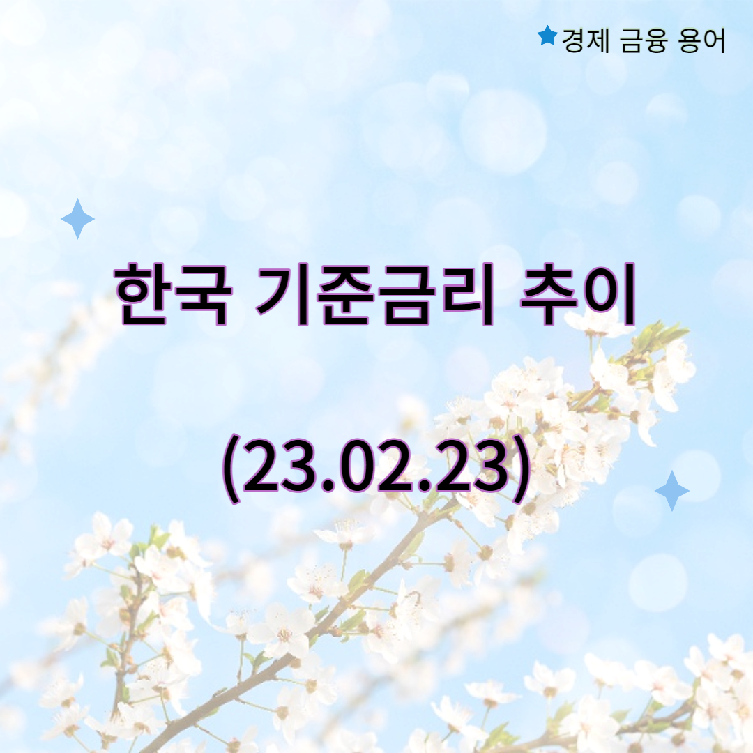 한국의 기준금리 추이