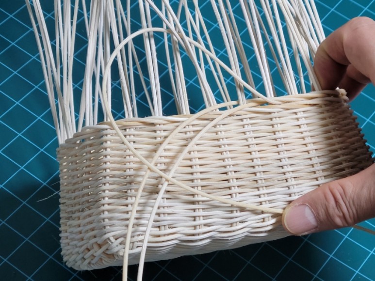 라탄 사각 바구니 만들기 사각바구니 16