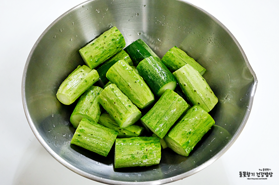 오이 김치 담그는 법 아삭아삭한 부추 오이 김치 담그는 법 7