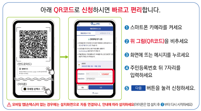 근로 장려금 신청 방법