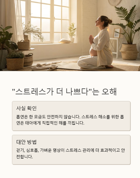 스트레스가 더 나쁘다는 오해