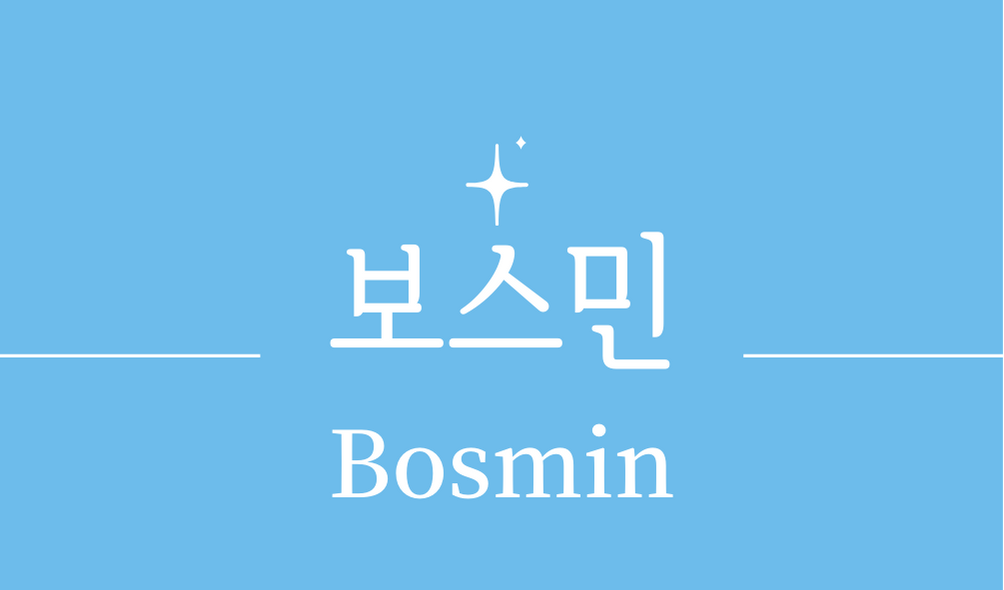 &#39;보스민(Bosmin)&#39;