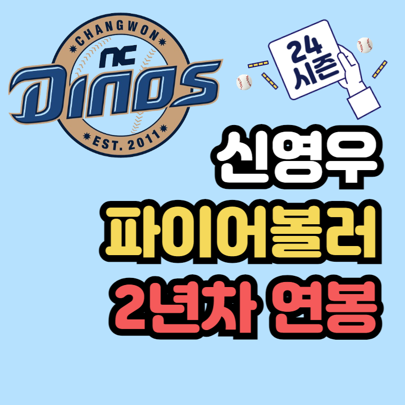 2024년 NC 다이노스 신영우 연봉