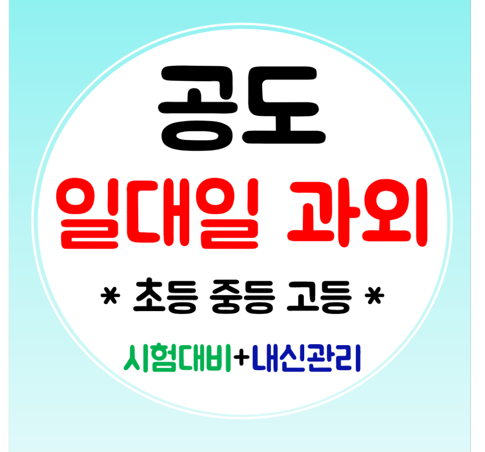  공도 수학과외 중등 고등 전문 영어과외 국어 초등 기초까지