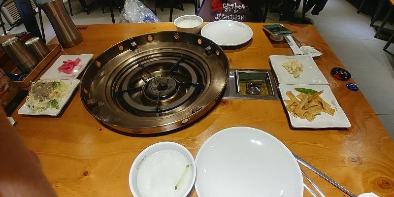 판교 오투닭갈비 사진 - 밑반찬