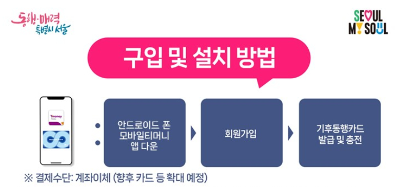 기후교통카드서울무제한정기권