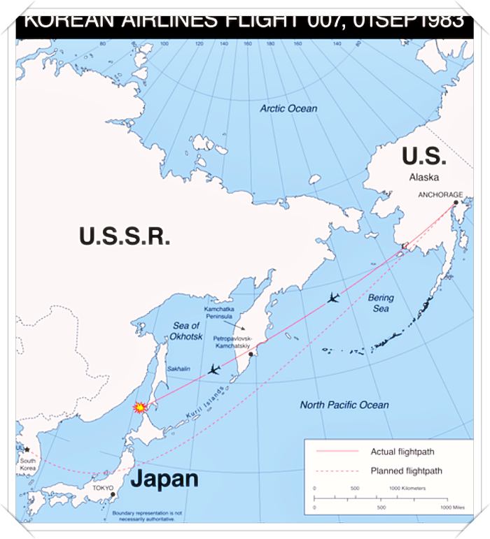 그것이알고싶다-대한항공-KAL-007-비행경로