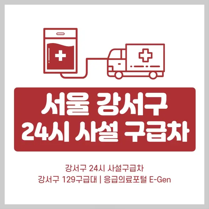 서울-강서구-24시간-사설구급차-129구급대