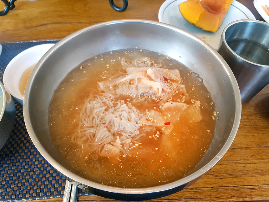 전주 교동떡갈비 냉면