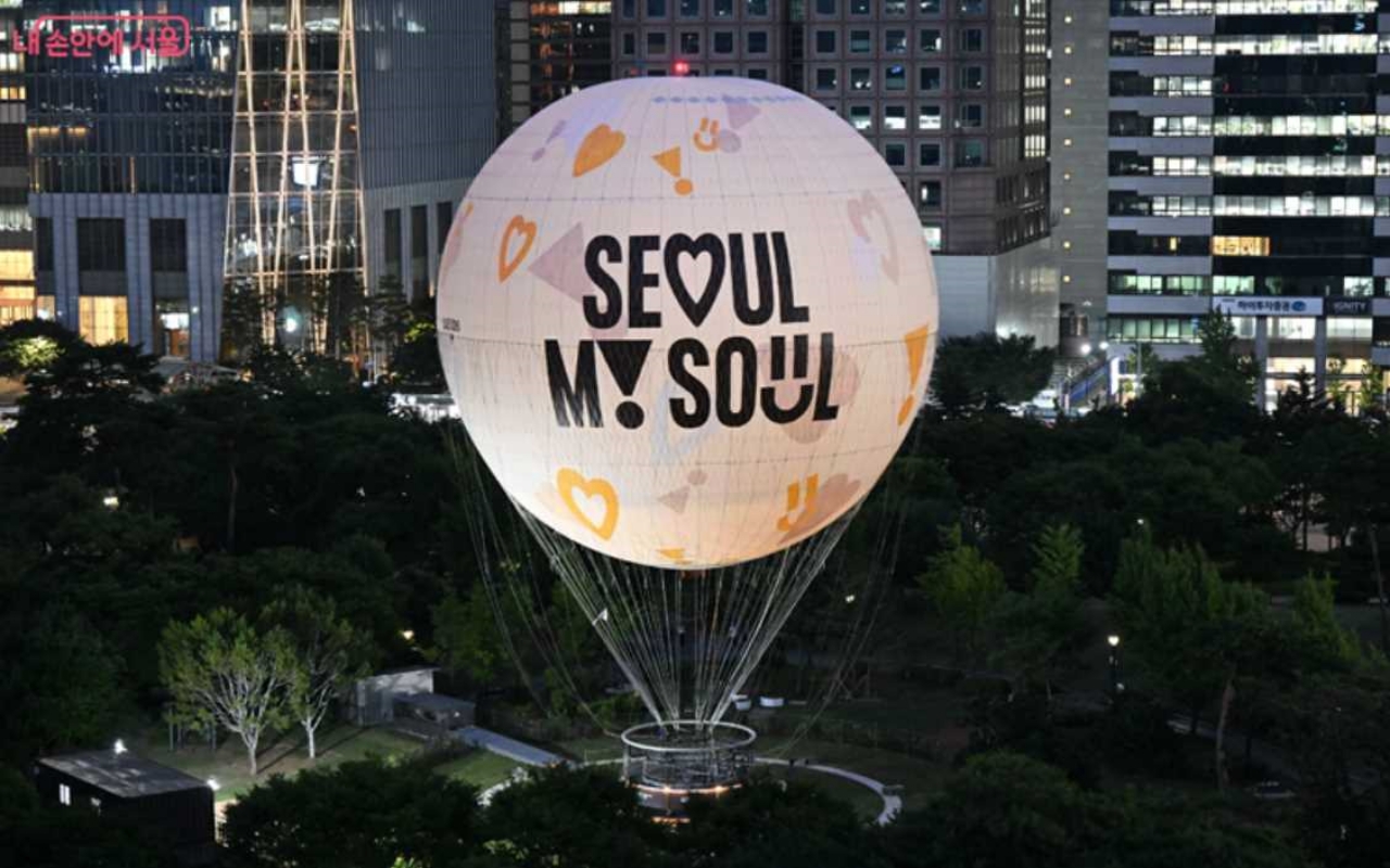 서울달 야경