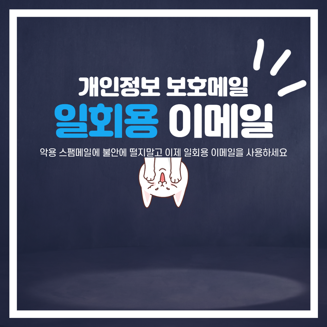  일회용 이메일 사이트 TOP 14 - 개인정보 보호를 위한 일회용 메일