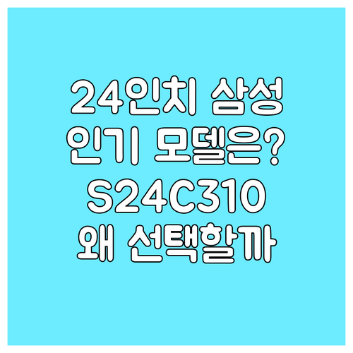 24인치 삼성 모니터, 왜 다들 S2