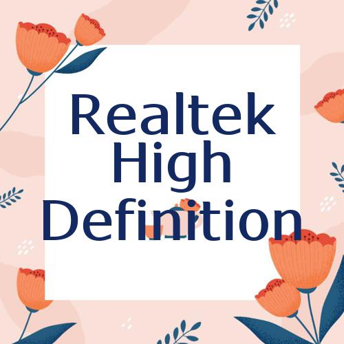 Realtek High Definition
