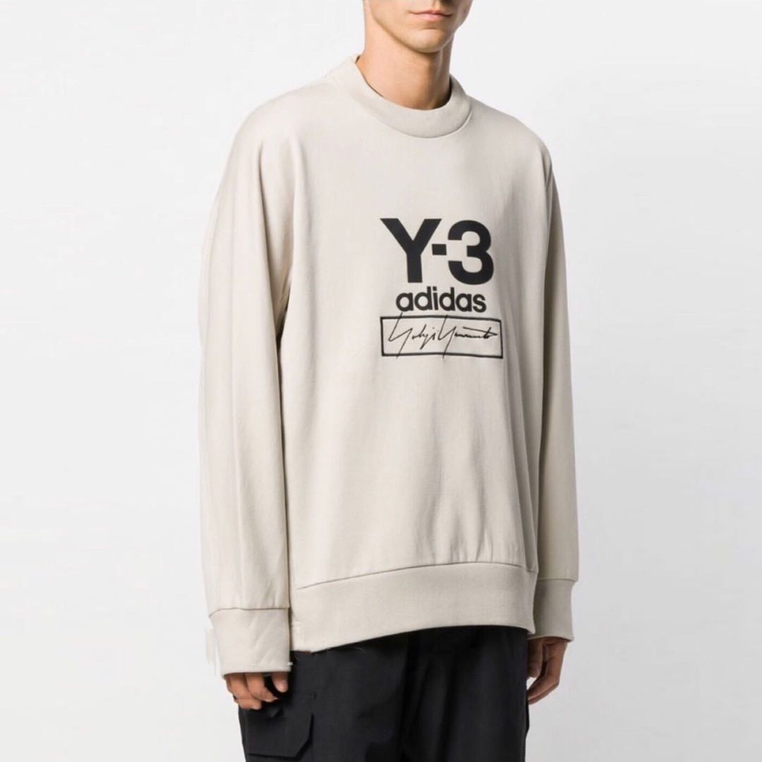  [ADIDAS x YOHJI YAMAMOTO] 아디다스 x 요지야마모토 Y-3 로고 스웨트 셔츠 맨투맨 티셔츠 (2 COLOR)