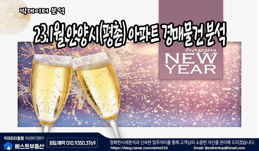  23.1월 안양시(평촌) 아파트 경매물건 분석 !!!