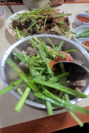 나주식당의 푸짐한 국밥