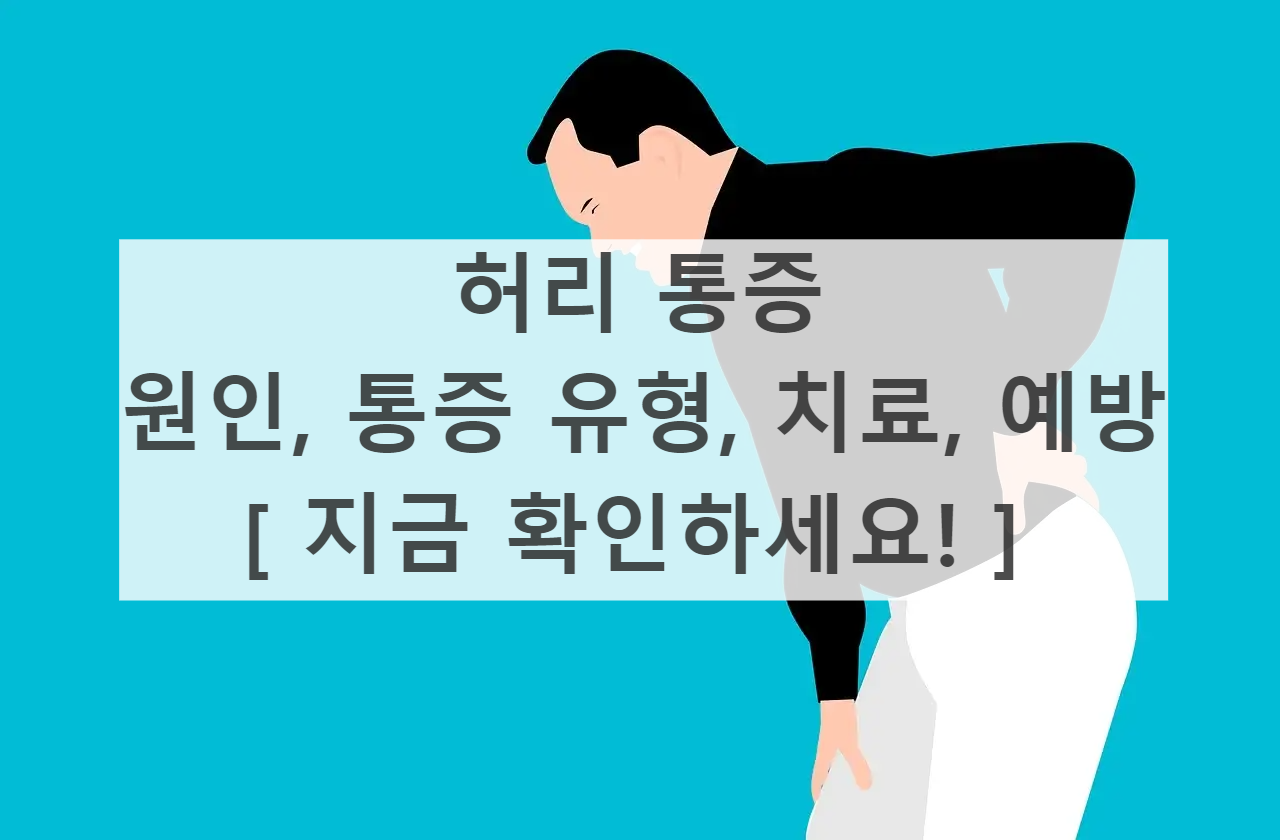 허리 통증 원인&#44; 통증 유형&#44; 치료&#44; 예방 [ 지금 확인하세요! ]