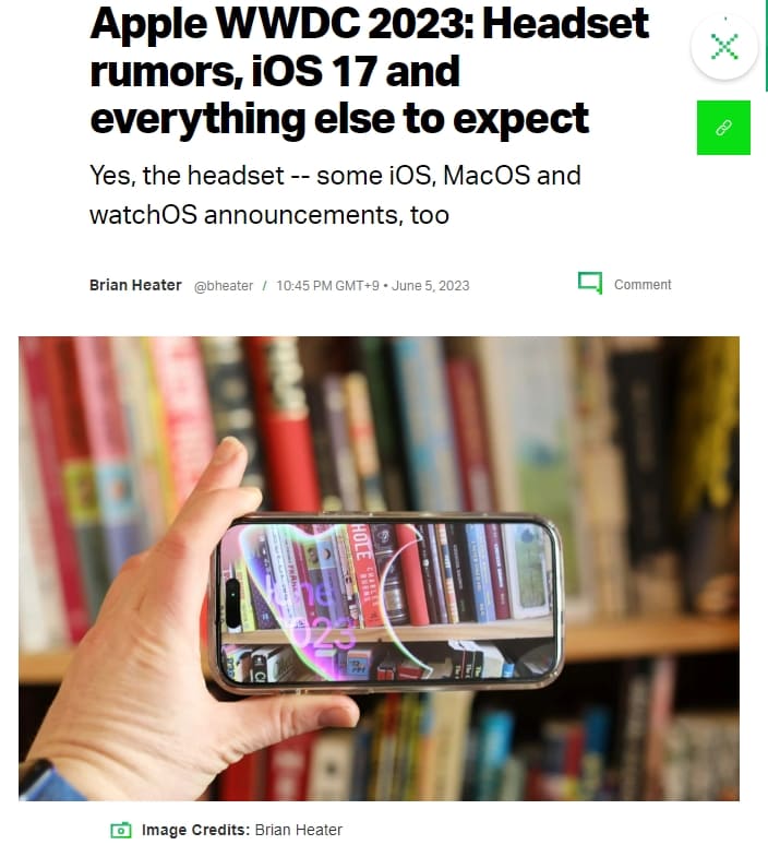  이제 스마트폰 막 내리나...확장현실(XR) 시대 개막 코앞 VIDEO:Apple WWDC 2023: Everything Revealed in 12 Minutes