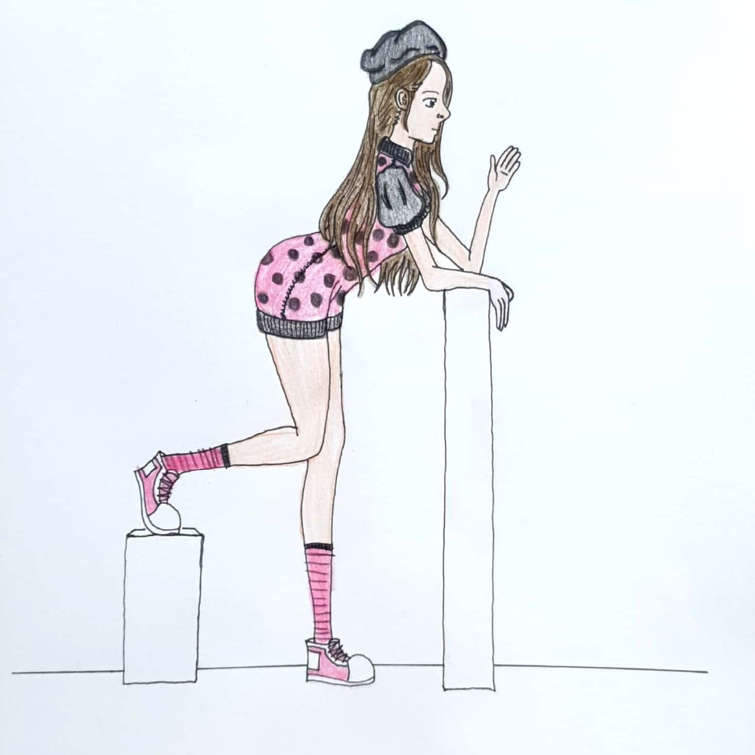  Pattern 패턴 무늬 / 일러스트 그림 드로잉 / 인물화 그리기