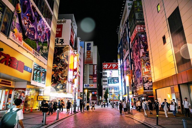 일본-도쿄-길거리