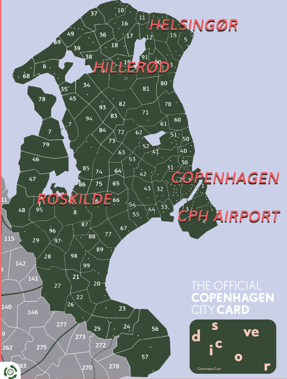 코펜하겐 카드-Discover 교통