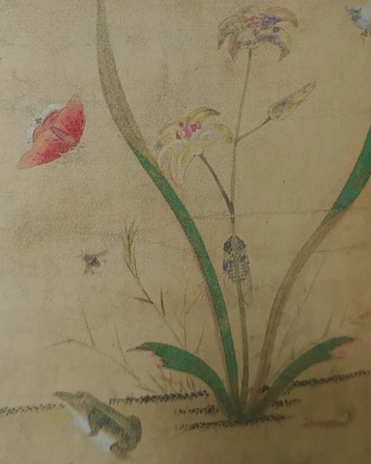 화조화그림 신사임당 초충도