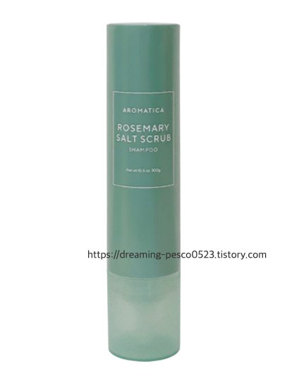 최화정이 사용하는 AROMATICA 로즈마리 솔트 스크럽 샴푸