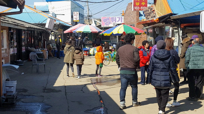 대룡시장 골목길 풍경