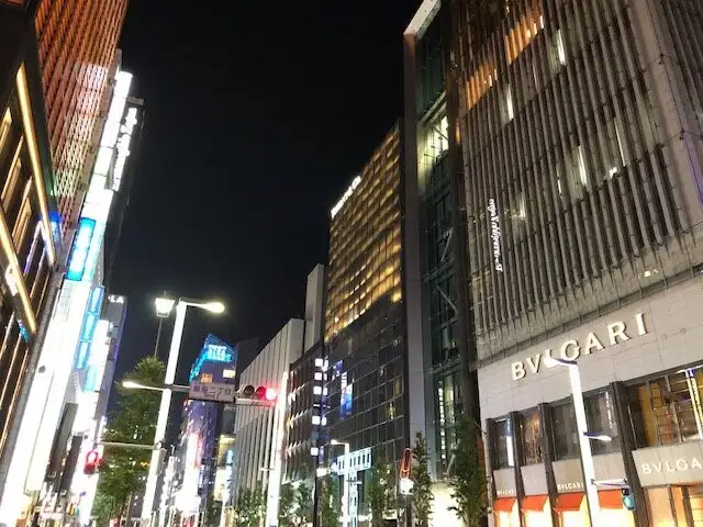 도쿄 긴자 모습