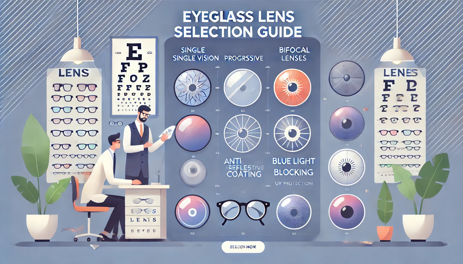 안경 렌즈 선택 가이드: 블루라이트 차단부터 변색 렌즈까지