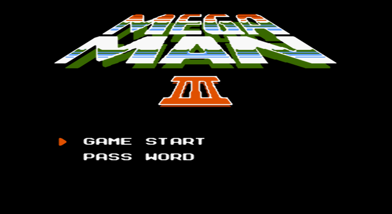  캡콤 (Capcom) - 메가 맨 3 북미판 Mega Man 3 USA (패미컴 - FC / NES - 롬파일 다운로드)