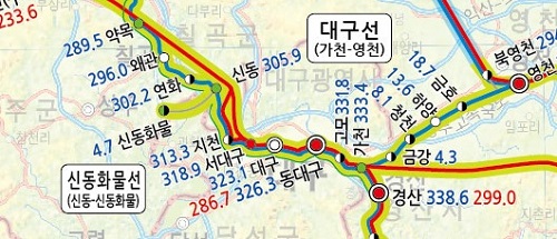 동해 남부선 상행 태화강역, 부전역에서 포항역, 동대구역, 청량리역, 동해역 방향 열차 시간표(주차 요금, 무궁화호 운임, 요금표, 누리로)와 정차역