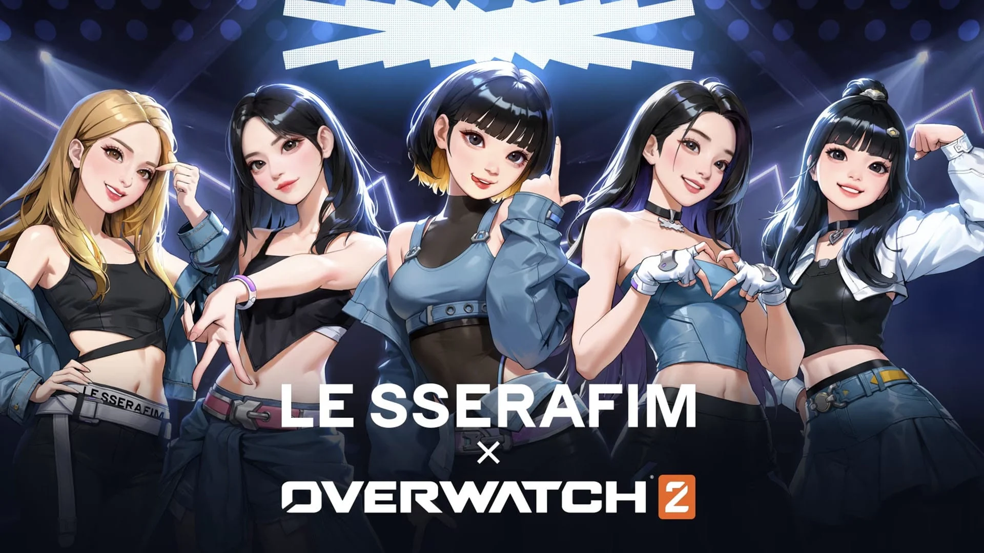 르세라핌 X 오버워치2, 고화질 월페이퍼 르세라핌 X 오버워치2, 고화질 월페이퍼