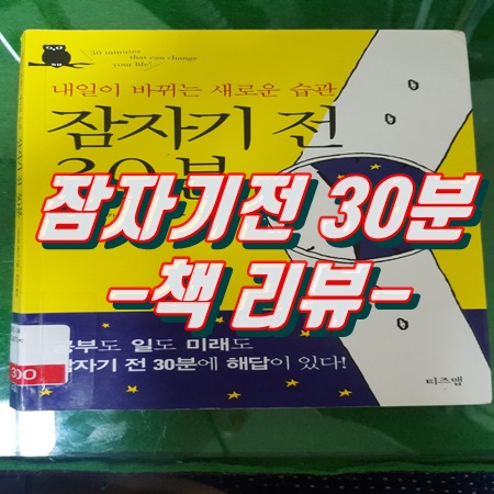  잠자기 전 30분 - 다카시마 데쓰지 - 책 리뷰