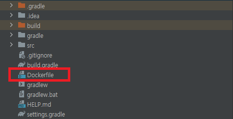 Dockerfile 생성확인