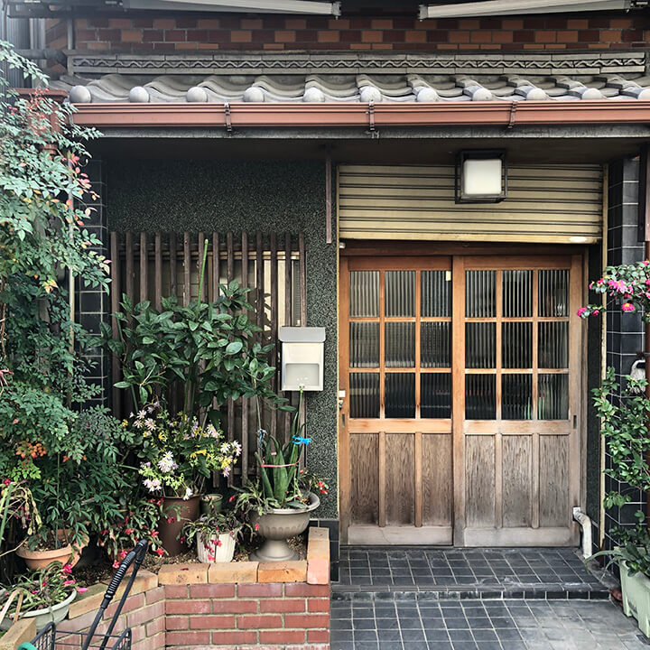 오사카 시내의 가정집 모습