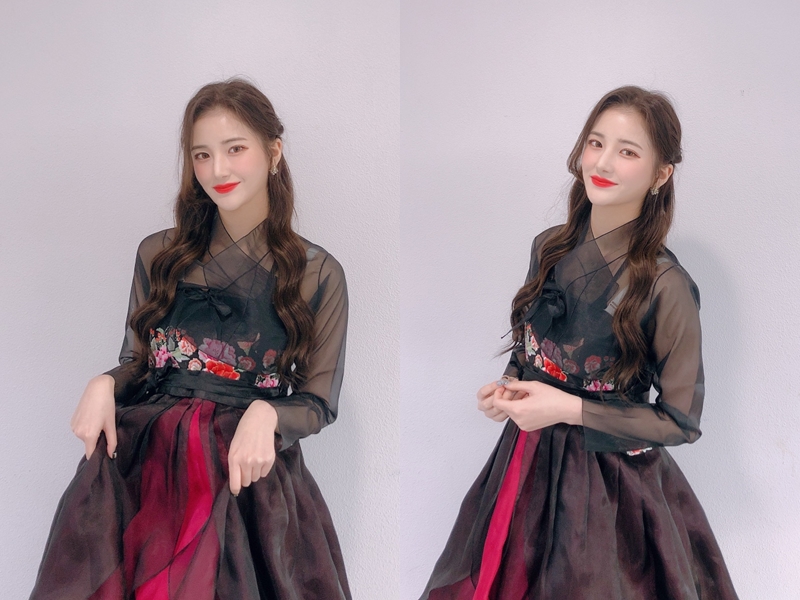  김해리, 눈부신 한복 자태+훈훈한 추석  인사말