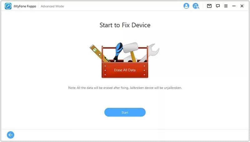 iMyFone Fixppo 실행화면