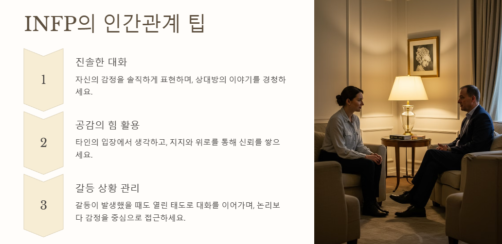 INFP의 인간관계 TIP